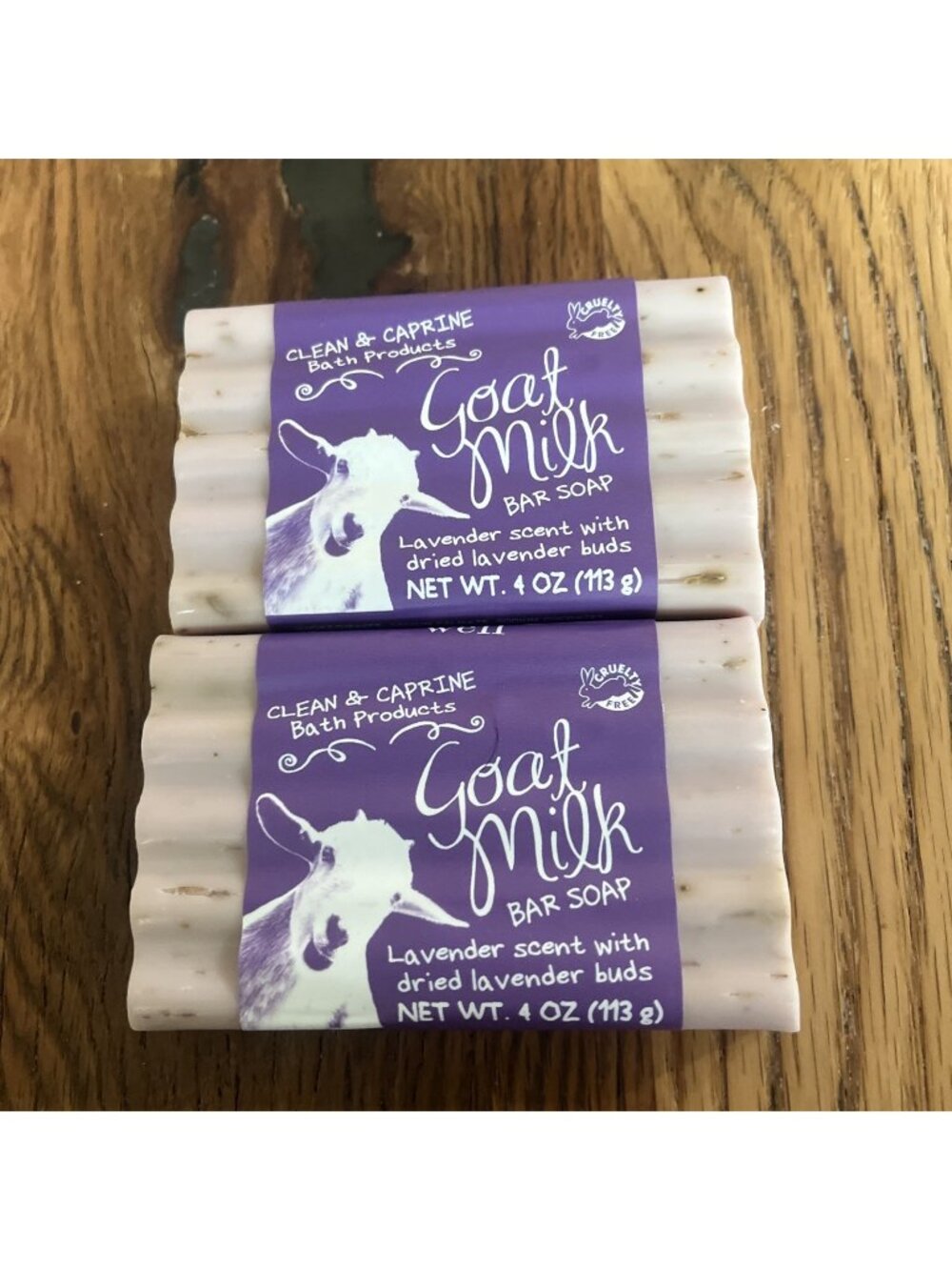 Lot Of 2 LAVENDER Goat Milk Soap USA Made Simply Be Well